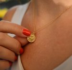 Κολιέ Κωνσταντινάτο επιχρυσωμένο 925 διπλής όψης